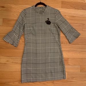 H&M Black and White Dress